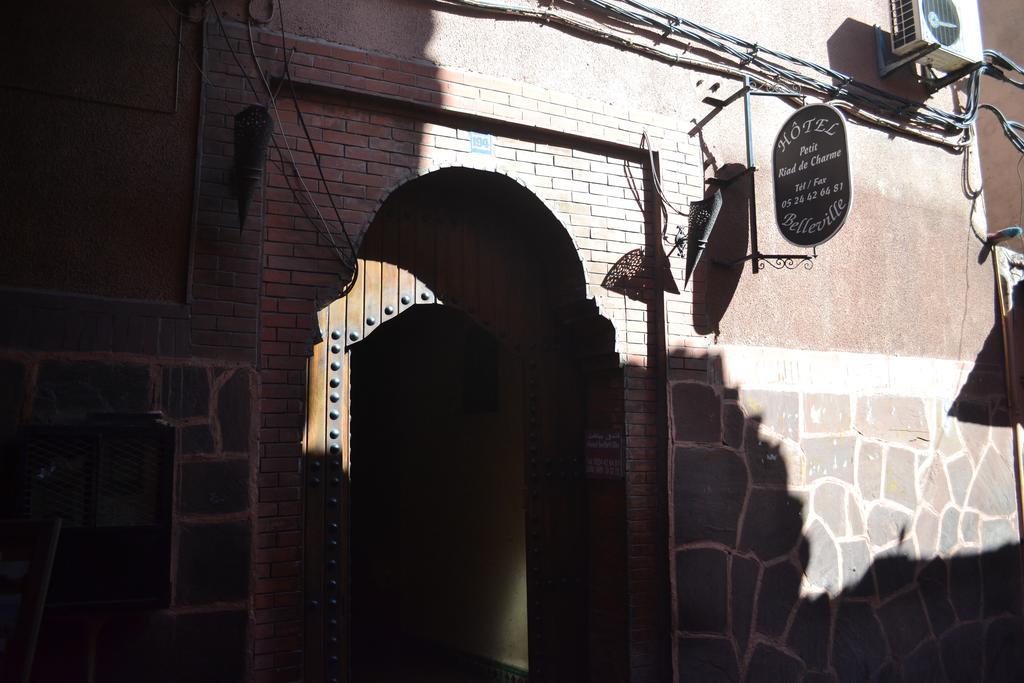 Riad Hotel Belleville Marrakech Marrakesh Bagian luar foto